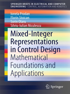 cover image of Mixed-Integer Representations in Control Design